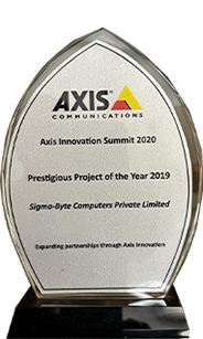 Prestigious Project Of The Year - 2019 <br> By Axis Communication